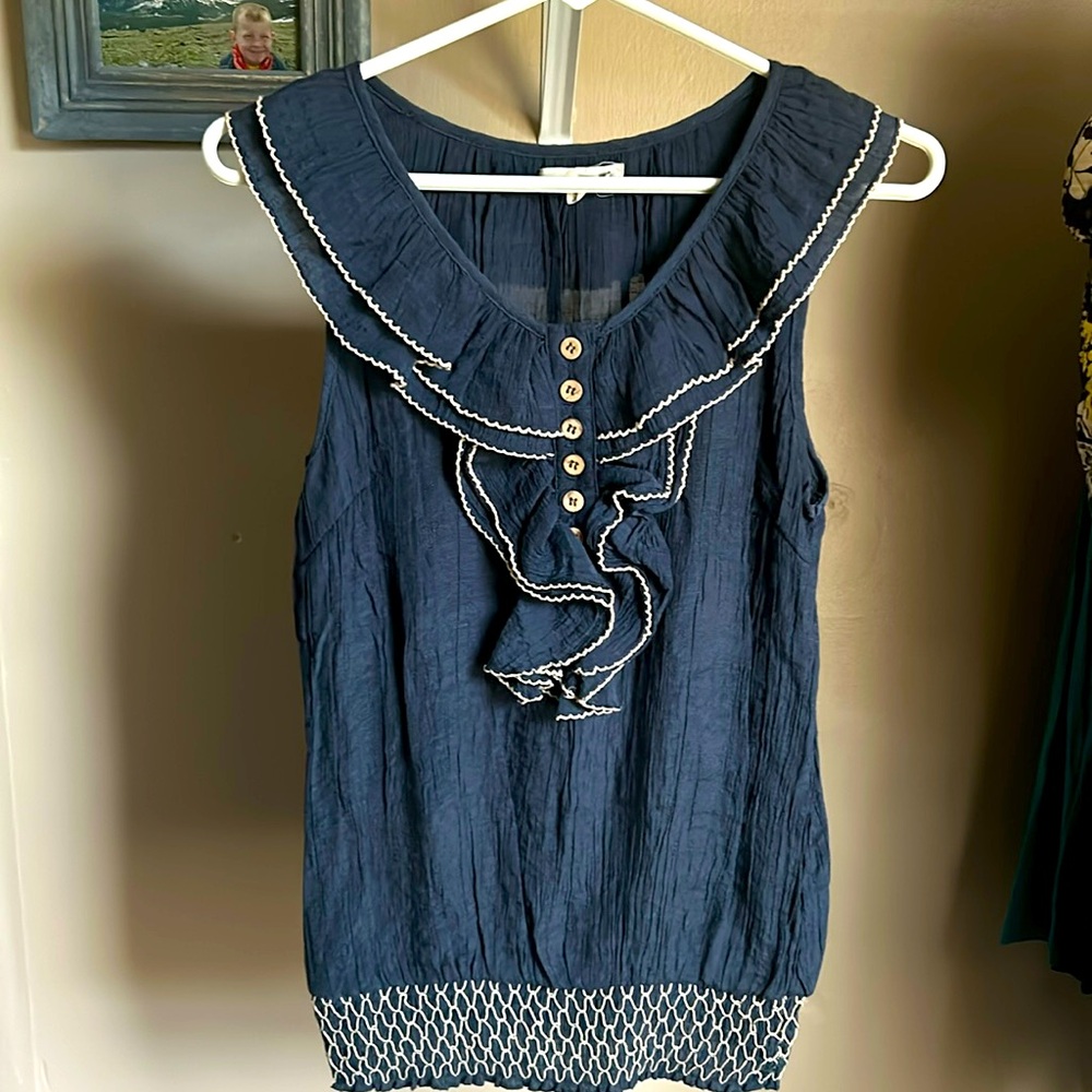 Mine button up blouse size S